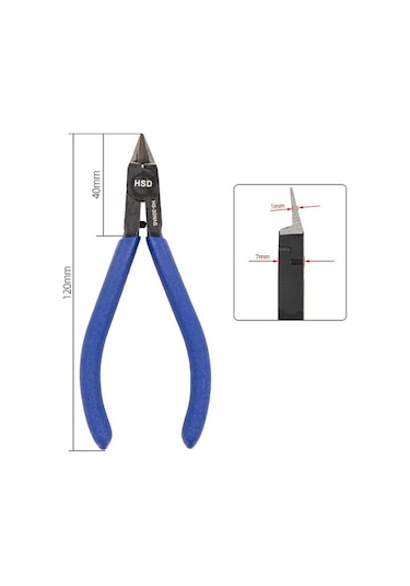 Dancemonkey Hs-30nas Plastik İnce Bıçaklı Su Jeti Kesim Pense, Çapraz Pense El Yapımı