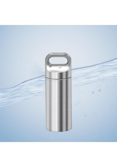 Dolıty Seyahat Açık Için Hap Tutucular Su Geçirmez M Gümüş