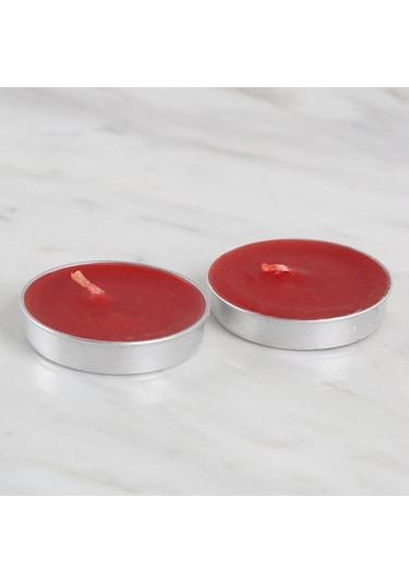 Loren 2'li Tealight Mum Kırmızı