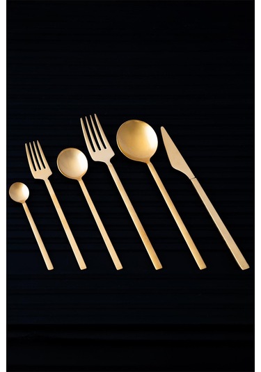 Acar Camila 72 Parça Gold Çatal Kaşık Bıçak Takımı Gold