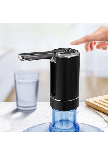 Zaman Ayarlı Katlanır Musluk 1200 Mah Bataryalı Usb İle Şarj Olabilen Elektronik Damacana Su Pompası Ak28yt0028 Diğer