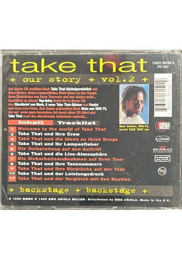 Müzik Cd Sidir - Plak Değildir Cd Take That Our Story Vol.2 Bac
