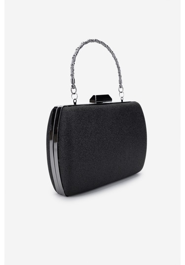 Valmenti Kadın Vegan Siyah Abiye Çanta 1083 0016 Bn Cnt Y25 Sıyah Sımlı Siyah