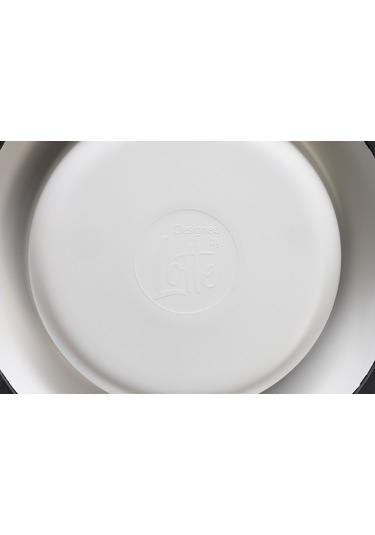 Beeztees Dbl Köpek Mama Su Kabı, Mat Altın Rengi Paslanmaz Çelik, Bej Mermer Görünümlü, 17,5cm, 350m