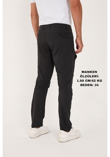 Camp Scoutland Camp527 Outdoor Tactical Su İticili Likralı Yazlık Erkek Taktik Pantolon Antrasit