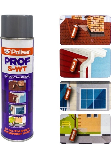 Polisan Prof S-WT Su Yalıtım Spreyi 500 ml - Şeffaf