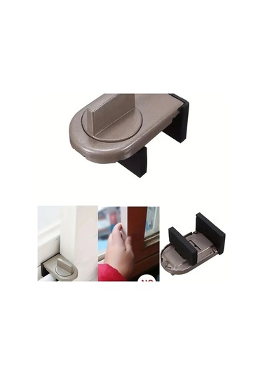 Fastbuy Sürgülü Kanat Kilidi, Dolap Kapı Sapanı, 1/2 Adet, Pratik Aksesuar 1 ADET