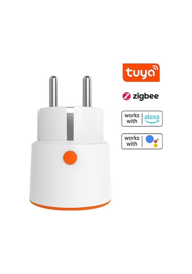 Akıllı Zigbee 16a Fiş - Enerji Ölçer, Uzaktan Kontrol Ve Google Home Uyumlu