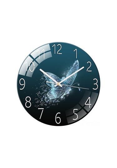 Novahub Özel Tasarım Sessiz Saat - Avrupa Kuartz, Dayanıklı Cam, Çok Renkli Koleksiyon Çok Renki