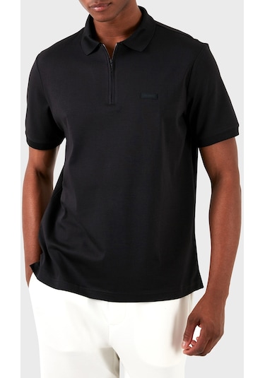 Calvin Klein Erkek Polo Yaka T Shirt K10k112754 Beh Siyah