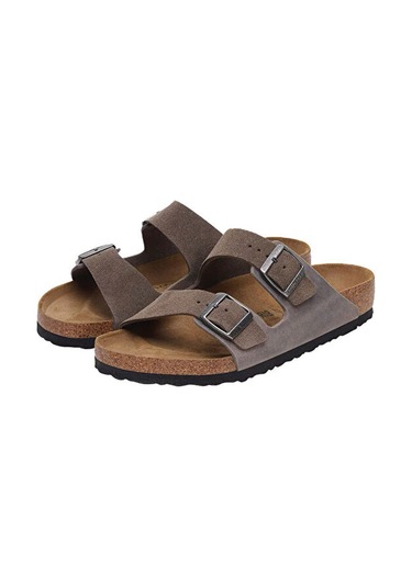 Birkenstock Arizona Vl Leoi Erkek Terliği 1029167-20089 Gri Gri