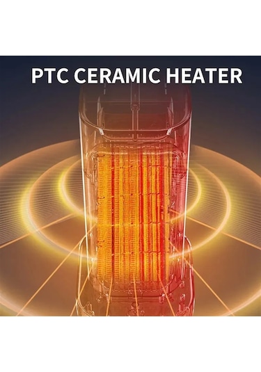 Jialan Jl Taşınabilir Elektrikli Isıtıcı Fan Ptc Devrilme Koruması Mini