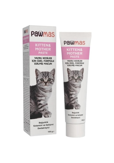 Pawmas Yavru Kitten Kedi Macunu 100 Gr