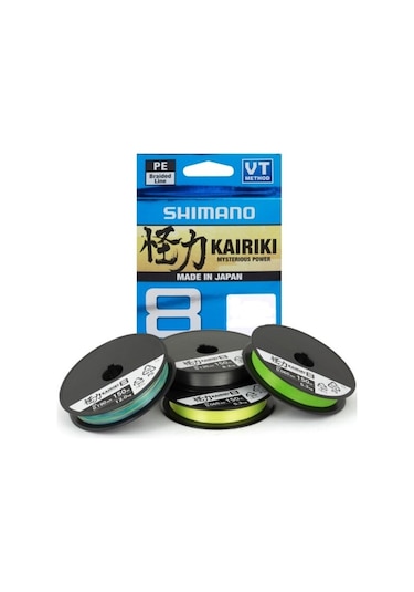Shimano Kairiki 8 150m Mantis Green Örgü İp Misina - 0.190mm