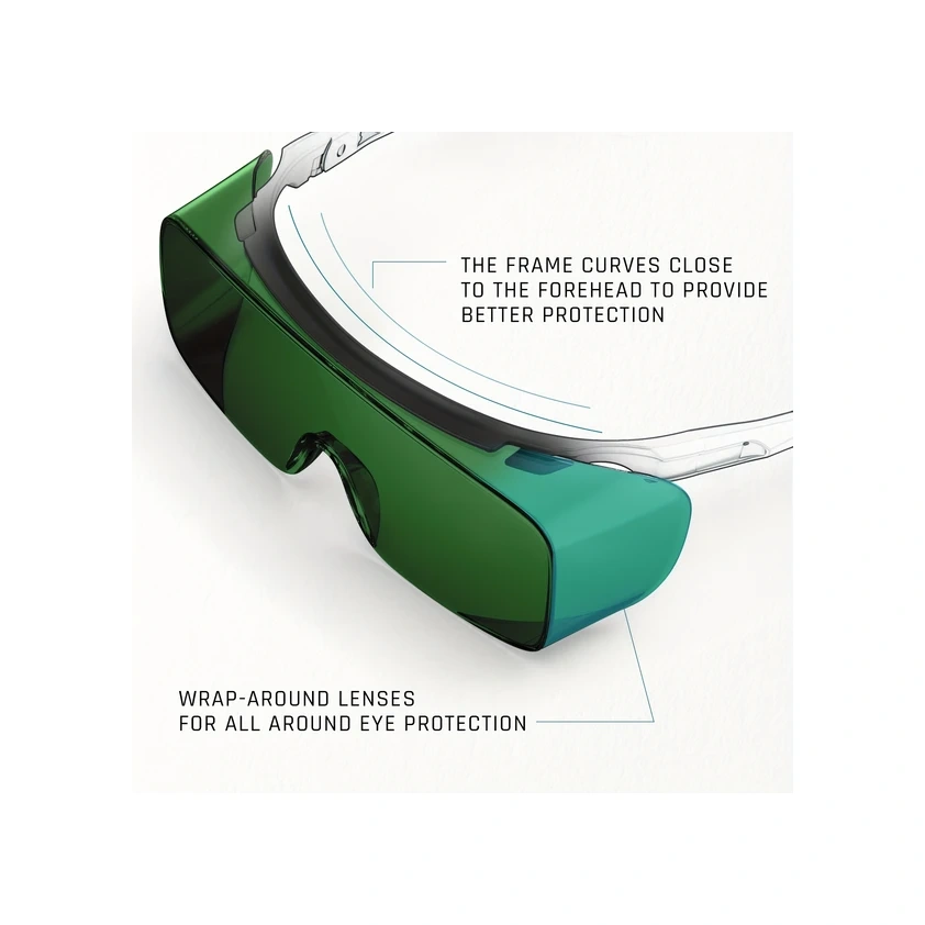 Willowhaven Laıyıke Yeşil Darbe Dayanımlı Güvenlik Gözlüğü, Ayarlanabilir Uv Koruma Ansı Z87 Sertifikalı