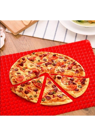 Kırmızı Piramit Bakeware Yapışmaz Silikon Pişirme Mat Pad Isıya Dayanıklı Barbekü Mat Fırın Pişirme Tepsisi Mutfak Kırmızı