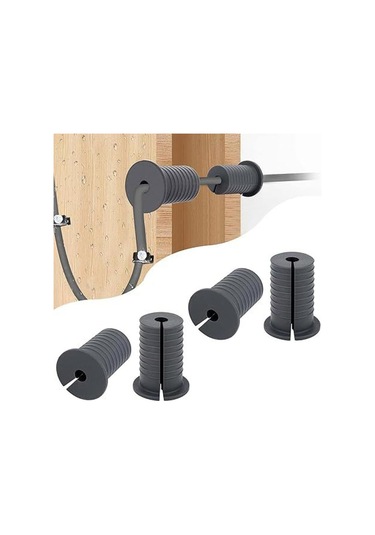 Homyl 6 Adet Kablo Yönlendirme Grommet& 39 İ Starlink Gri