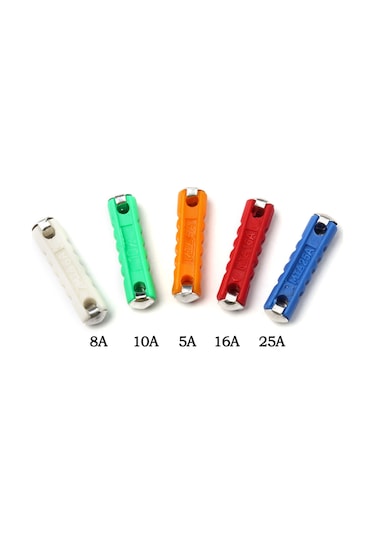 Lemestar 200 Parça Çeşitli Torpido Sigorta Seti, 5/8/10/16/25amp, Avrupa Otomobilleri İçin Pratik Taşınabilir Kutu