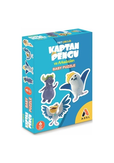 Adel Trt Çocuk Kaptan Pengu Baby Puzzle