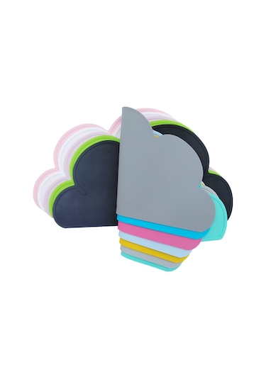 Sones Çocuk Bulut Silikon Yer Matı Su Geçirmez Çevre Koruma Öğrenci Masa Matı, Renk: Açık Gri