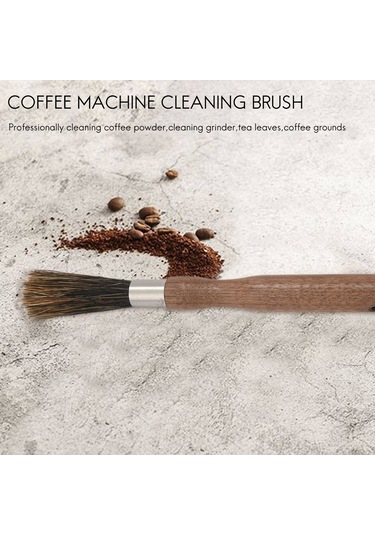Kahve Değirmeni Fırçası, Ahşap Saplı Ve Pratik Tasarım Ahşap