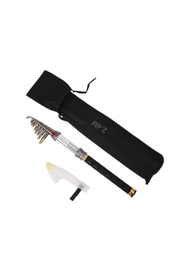 Novahub Karbon Fiber Teleskopik Olta Kamışı 1.3-2.4m - Hafif Ve Dayanıklı, Seyahat İçin Uygun