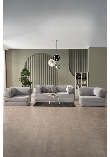 Legom Avanos Aktivite Koltuğu Yatak Olabilen Çok Amaçlı Kanepe Koltuk Takımı Gri Gri