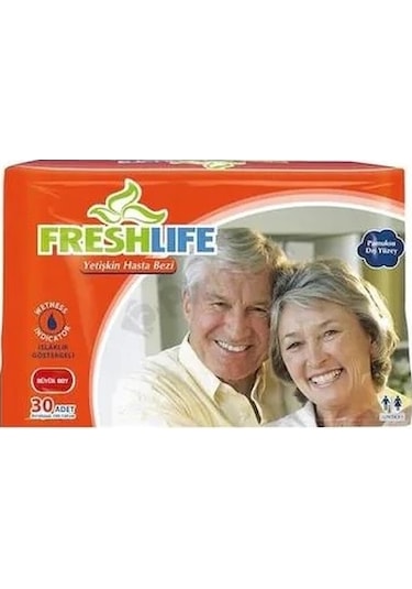 Freshlife Belbantlı Tekstil Hasta Bezi Büyük Boy L 30'Lu