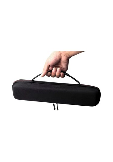 Airstrait Saç Düzleştirici İçin Taşınabilir Seyahat Su Geçirmez Depolama Sert Çanta Siyah