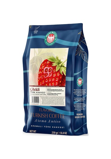 Çilek Aromalı Türk Kahvesi 250 Gr. Öğütülmüş
