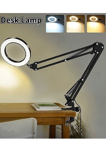 Metal Akrobat 72 Led Ring Masa Lambası Şiddeti Ayarlanabilir 3 Fa Diğer