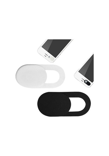 Ranyeek 6 Adet Siyah Abs Kamera Koruyucu Kapak - Telefon, Dizüstü Bilgisayar, Tablet Gizlilik Koruması - İnternet Kullanırken Gizliliğini Sağlar