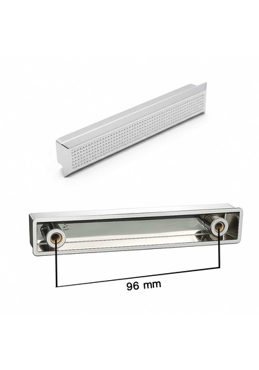 Lüks Monte 96 Mm Mobilya Çekmece Dolap Yatak Odası Şifonyer Genç Ve Çocuk Odası Kulpu Krom