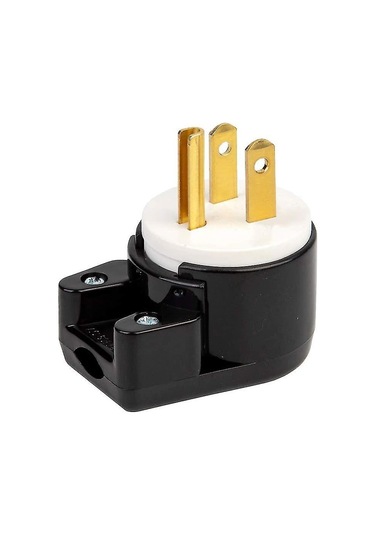 90 Derece Abd Kanada Erkek Konnektör 5-15p 3 Pin Açılı Dıy Konnektör. 15a 125v Abd 3 Pin
