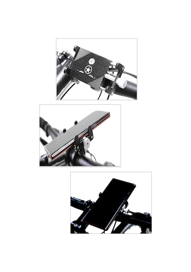 Mh33 Motosiklet Bisiklet E-scooter Metal Telefon Tutucu