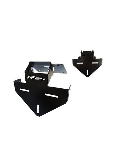 Yamaha R25 2019 - 2024 Sinyal Bağlantılı Katlanır Plakalık Siyah