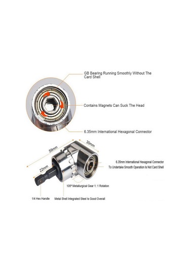 Ximistore9 105 Dönüşlü Elektrikli Tornavida Ucu Seti - 7 Parça Manyetik Kilitli Adaptörlü, Dar Alanlar İçin
