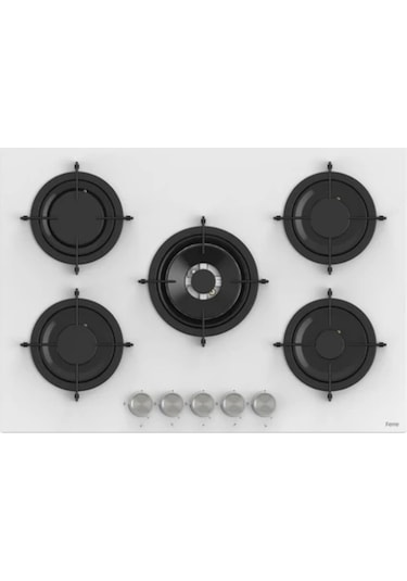 Afm Tech Ve Ferre Mivoe 5 Gözlü Beyaz RS036 + FM7701 + FM3401 Ankastre Set