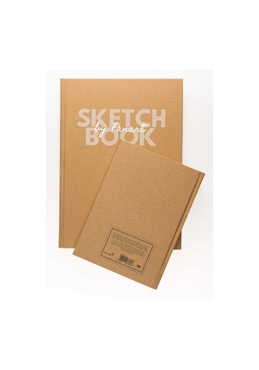 Fanart Sketch Book Academy Kraft Sert Kapak A4 96 Yp F-8691