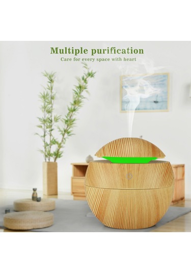 Geeroyoo "130ml Usb Nemlendirici & Aromaterapi Cihazı - 7 Renkli Led Işık, Taşınabilir Ve Sessiz"