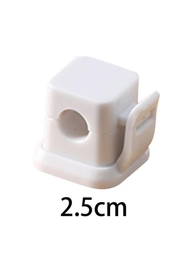 Homyl 6 Adet Manyetik Kablo Klipsi Kordon Organizatör Beyaz