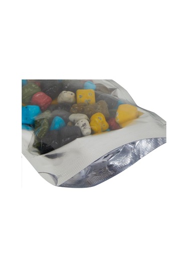 8,5 Cm X 14,5 Cm + 2,5 Cm -100 Adet Şeffaf Metalize Doypack 1 X 25 100'lü