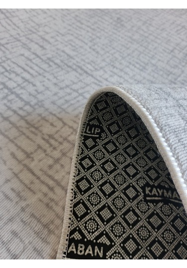 Gri Düz Desen Yıkanabilir Kaymaz Dört Mevsimlik Salon Banyo Balkon Genç Odası Kesme Halı Gri 3