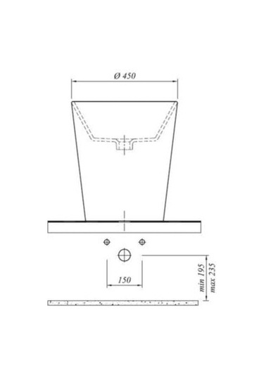 Kale Eternal Kova Lavabo 45CM 7113416000