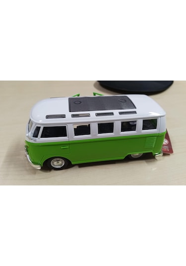Oyuncak Metal Model 1 / 36 Çek Bırak Yeşil 1963 Volswagen T1 Bus Minibüs
