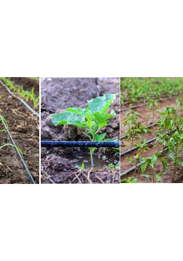 16Mm Delikli Kaplamalı Damlama Sulama Borusu( Ölçü Seçiniz )