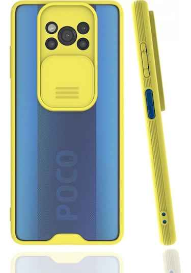 Nettech Xiaomi Poco X3 Nfc Uyumlu Platin Kamera Kızaklı Arka