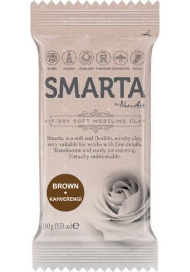 Smarta Modelleme Hamuru 100 Gr. Kahverengi