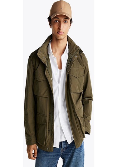 Tommy Hilfiger Lw Packable Fıeld Jacket Haki
