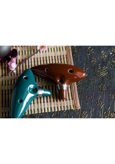 Hermann Mayer Hmo12Br Pro Seramik Alto Ocarina - Kahverengi
